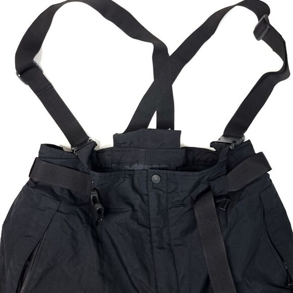 Cabelas Gore-Tex Black Snow Bibs Overalls Mens Large Tall Black Nylon Outdoors - Picture 4 of 8